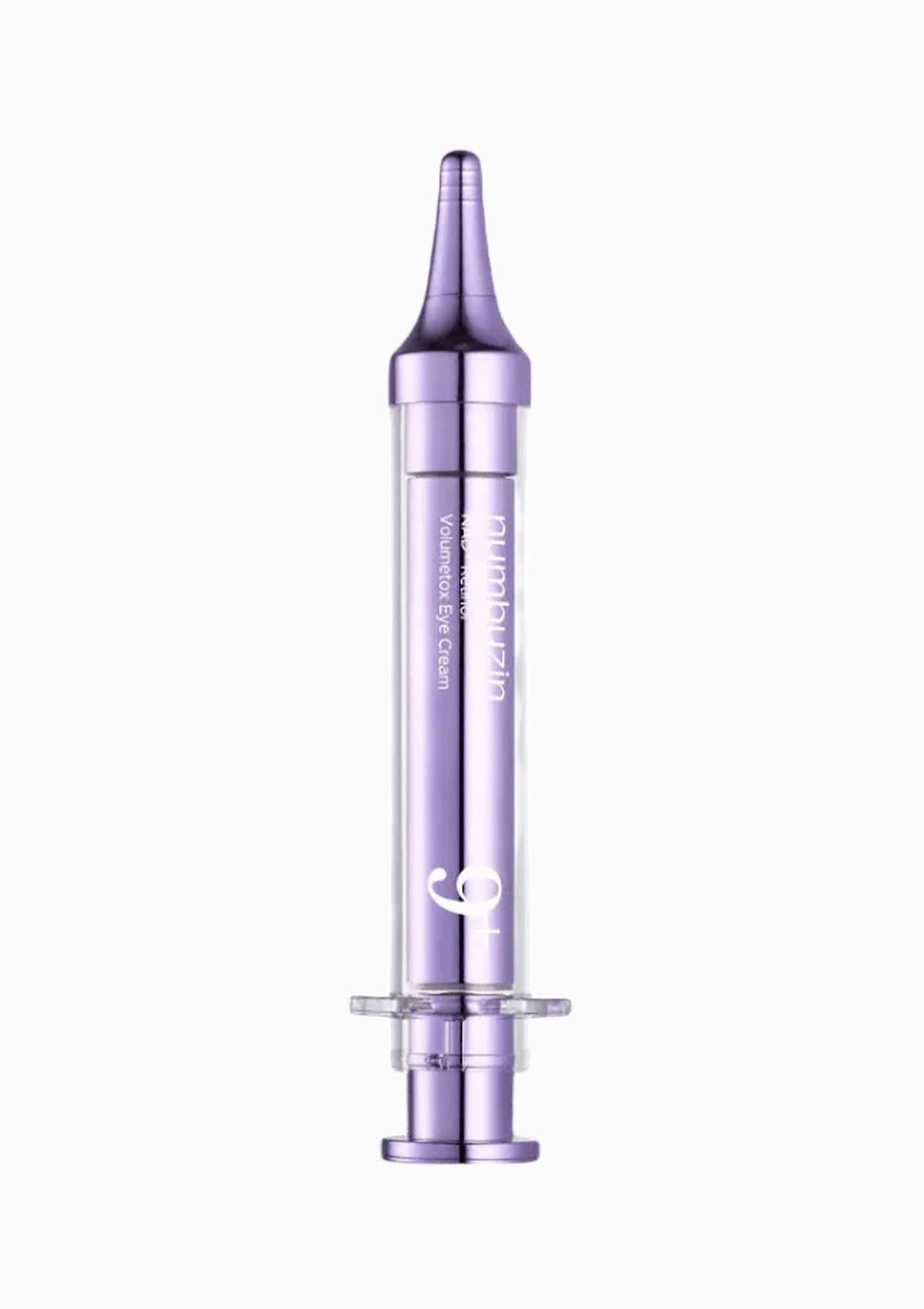 Purple skincare device on a white background